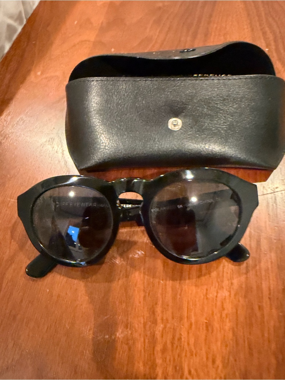 Diff Eyewear Dime Black Round Women's Sunglasses